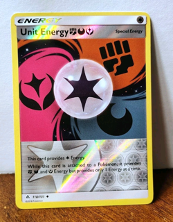 POKEMON UNIT ENERGY 118/131 REVERSE HOLO FORBIDDEN LIGHT NM NEAR MINT - Image 1
