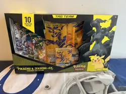 Pokemon TCG Pikachu and Zekrom GX Tag Team Premium Collection Box - Sealed - Image 1