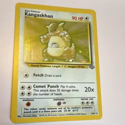 Pokemon TCG Kangaskhan 5/64 Jungle Holo Rare Unlimited English Basic 90 HP - Image 1