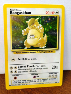 POKEMON KANGASKHAN 5/64 HOLO RARE JUNGLE NO SET SYMBOL MP-HP - Image 1