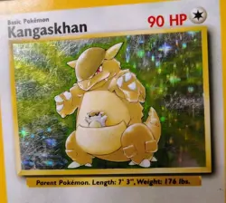 POKEMON KANGASKHAN 5/64 HOLO RARE JUNGLE NO SET SYMBOL MP-HP - Image 5