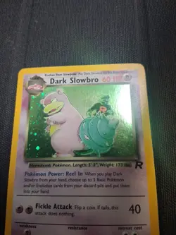 2000 Pokemon Dark Slowbro Team Rocket 12/82 - Unlimited Holo LP Fast Ship - Image 2