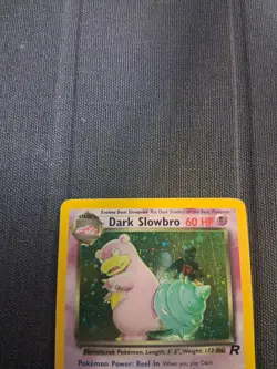 2000 Pokemon Dark Slowbro Team Rocket 12/82 - Unlimited Holo LP Fast Ship - Image 4