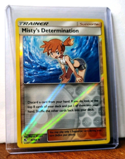 POKEMON MISTY'S DETERMINATION 62/68 REVERSE HOLO HIDDEN FATES NM NEAR MINT - Image 5