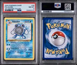 POKEMON PSA 8 POLIWHIRL 38/102 SET BASE 1st PRIMA EDIZIONE ITALIANO 2000! - Image 3