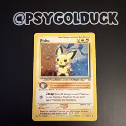 Pokemon TCG 2000 Neo Genesis Pichu 12/111 Holo WOTCLP LP - Image 1