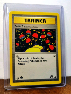 POKEMON SLEEP! 79/82 1ST EDITION TRAINER TEAM ROCKET NM NEAR MINT SNORLAX - Image 5