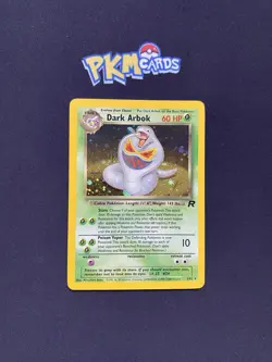 Pokemon TCG Dark Arbok Team Rocket 2/82 Holo Rare LP. - Image 1