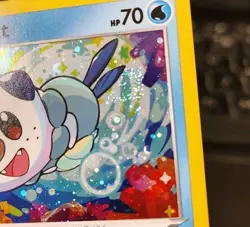 POKEMON OSHAWOTT SWSH222 COSMOS HOLO SWORD & SHIELD PROMO MP-LP - Image 3