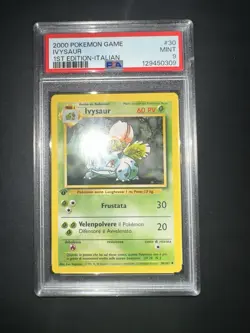POKEMON PSA 9 IVYSAUR 30/102 SET BASE 1st PRIMA EDIZIONE ITALIANO 2000 LOW POP! - Image 5