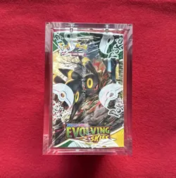 POKEMON Evolving Skies Booster Box Sword & Shield - NEW & SEALED W/ Acrylic Case - Image 4