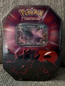 Pokemon TCG Team Rocket Destined Rivals Tin - Nidoking - New & Sealed - Image 1