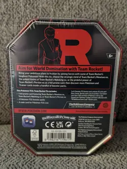 Pokemon TCG Team Rocket Destined Rivals Tin - Nidoking - New & Sealed - Image 2