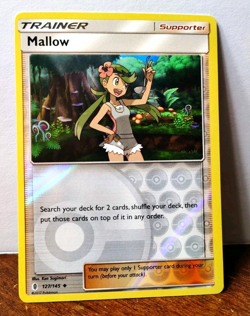 POKEMON MALLOW 127/145 REVERSE HOLO TRAINER GUARDIANS RISING LP-NM - Image 1