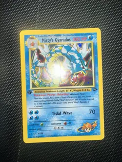 Pokemon TCG Misty's Gyarados Gym Challenge 13/132 Holo 1st Edition Holo Mint - Image 3