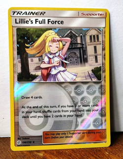 POKEMON LILLIE'S FULL FORCE 196/236 REVERSE HOLO COSMIC ECLIPSE NM NEAR MINT - Image 1