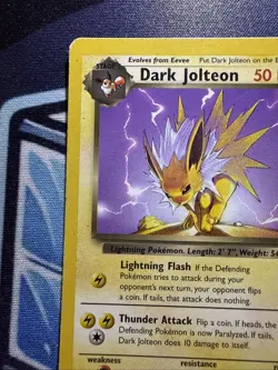 Dark Jolteon #38/82 - Pokemon Team Rocket Set - Regular - HP - Image 2
