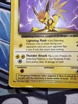Dark Jolteon #38/82 - Pokemon Team Rocket Set - Regular - HP - Image 5