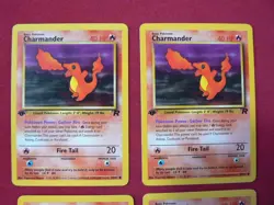 Pokemon: 4 x Charmander 50/82 Team Rocket 1st Edition - LP-NM - Image 2