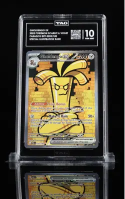 GHOLDENGO EX 2023 POKEMON SCARLET & VIOLET PARADOX RIFT #252/182 SPI TAG 10 - Image 1