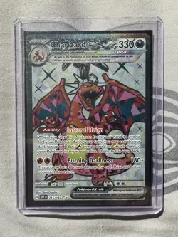 2023 Pokemon Charizard EX Holo PSA 10 Gem MT #215/197 Sv03: Obsidian Flames - Image 1