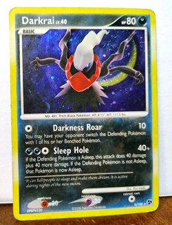POKEMON DARKRAI 4/106 HOLO RARE GREAT ENCOUNTERS HP-DMG - Image 1