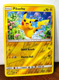 POKEMON PIKACHU 19/68 REVERSE HOLO HIDDEN FATES NM NEAR MINT - Image 1