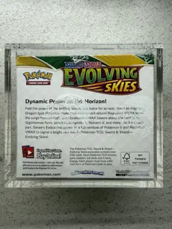 Pokemon Evolving Skies Booster Box - New/Factory Sealed - including acrylic case - Image 4