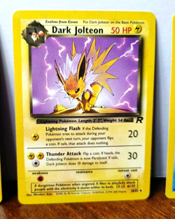 POKEMON TEAM ROCKET EEVEELUTIONS DARK FLAREON 35/82 JOLTEON 38/82 VAPOREON 45/82 - Image 3
