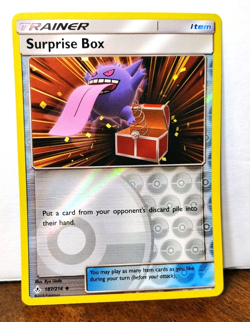 POKEMON SURPRISE BOX 187/214 REVERSE HOLO UNBROKEN BONDS GENGAR HP-DMG - Image 1