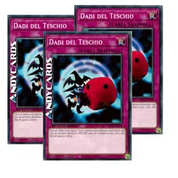 3x DADI DEL TESCHIO (SPEED DUEL) (Skull Dice) Comune • SBC1 ITB18 • 1Ed • Yugioh - Image 1