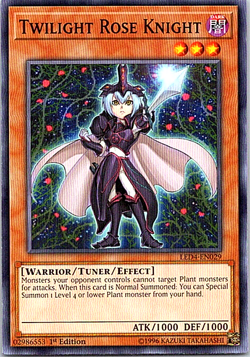Twilight Rose Knight LED4-EN029 Yu-Gi-Oh! Light Play 1st Edition - Image 1