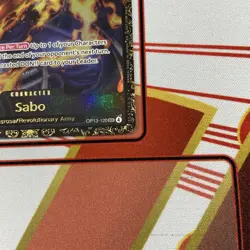 Sabo OP13-120 Store Treasure Cup 2025 Winner Promo Near Mint One Piece Card Game - Image 4