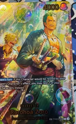 Roronoa Zoro SP PRB02-006 (EB04 OP14) English OPTCG Near Mint English - Image 2