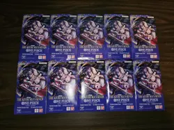 One Piece TCG. The Azure Sea’s Seven (10) Sleeved Packs. New Release - Image 1