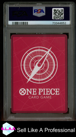 SANJI ALTERNATE ART ONE PIECE JAPANESE OP02-PARAMOUNT WAR 2022 026 PSA 9 - Image 2