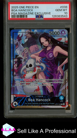 BOA HANCOCK PSA MAGAZINE EXCLUSIVE ONE PIECE PROMOS 2025 038 PSA 10 - Image 1