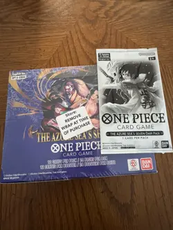 One Piece OP14 The Azure Sea's Seven Booster Box - SEALED with promo - Image 1