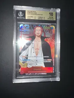 ONE PIECE BGS 10 SHANKS OP01-120 ROMANCE DAWN ENGLISH 2022! - Image 4