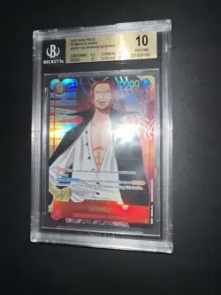 ONE PIECE BGS 10 SHANKS OP01-120 ROMANCE DAWN ENGLISH 2022! - Image 5