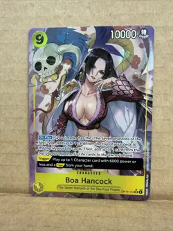 Boa Hancock (Alt Art) OP14-112 SR The Azure Sea’s Seven English One Piece TCG - Image 1