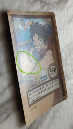 Monkey D. Luffy C112 ONE PIECE CARD Carddass Hyper Battle BANDAI 2000 Holo - Image 3