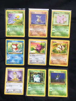 Pokemon Cards: 1st Edition Jungle 14 Card Non-Holo Lot - Image 1