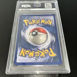 1999 Pokemon Fossil 1st Edition Dragonite Holo Card #4/62 PSA 7 - Image 2