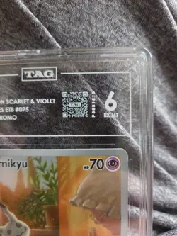 Pokemon TCG Mimikyu 075 Sv: Scarlet & Violet Promo Cards Holo! TAG 6! - Image 3