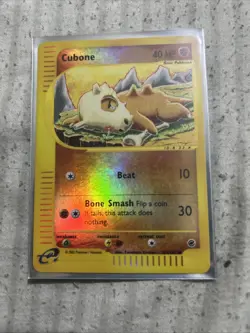 Pokemon TCG Cubone Expedition Base Set Reverse Holo Card 103/165 - Image 1