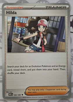Hilda 84/86 SV White Flare Pokemon Card TCG NM Supporter Trainer - Image 1