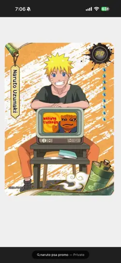 PSA Magazine x Kayou Exclusive NARUTO Uzumaki PROMO CARD PRESALE December NEW! - Image 1