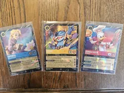 Disney Lorcana Magical Places Stitch Rapunzel Donald Duck EPCOT Promo Cards 🧚 - Image 1