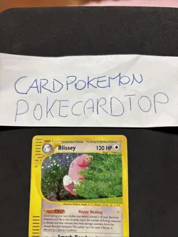 Pokemon Card Blissey H6/H32 - Aquapolis - Eng-holo-Swirl-Good! - Image 2